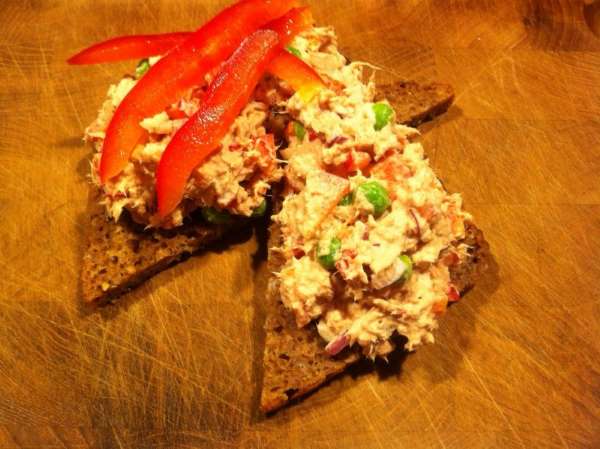 Tunsalat (n�sten) som far laver det