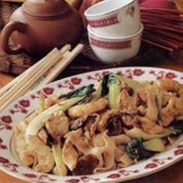 Lyn stegt kylling med bok choy