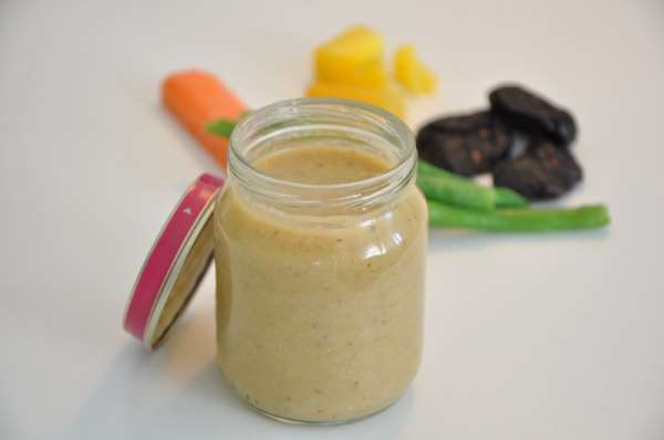 Risgr�d med frugt og gr�nt (glutenfri)