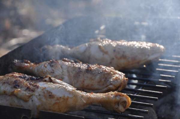 Grillet kyllingel�r