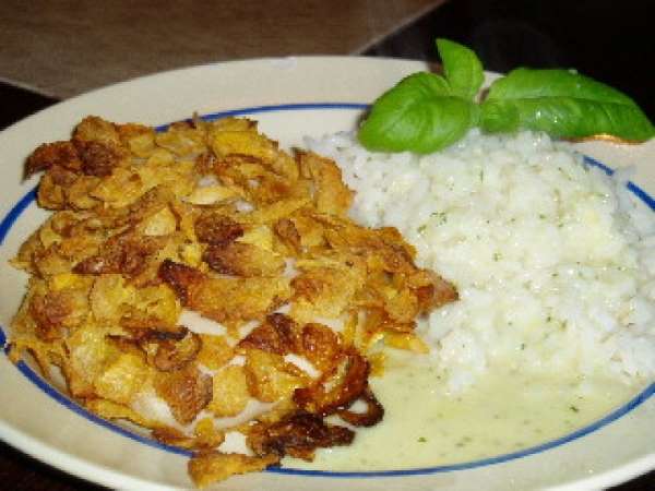 Kyllingebryst med cornflakes