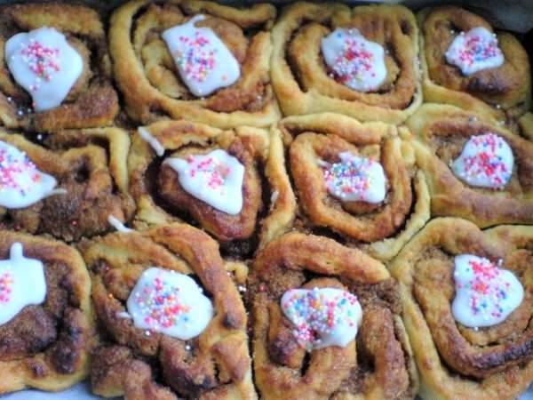 L�kre kanelsnegle.