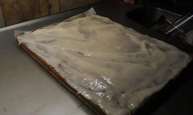 Squash & Gulerodskage med flødeosteglace - stort