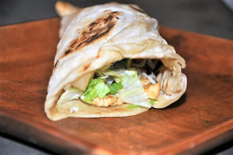 Gyros brød med fyld (Græsk pita brød) - stort