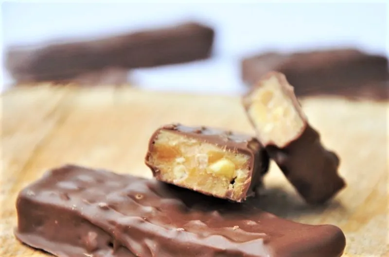 Karamel- og choko-bar - stort