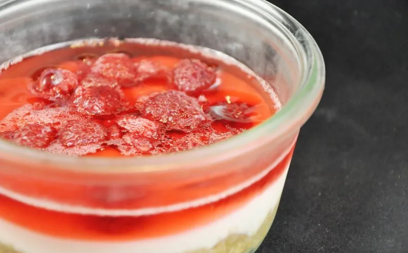Cheesecake med bærtop - stort