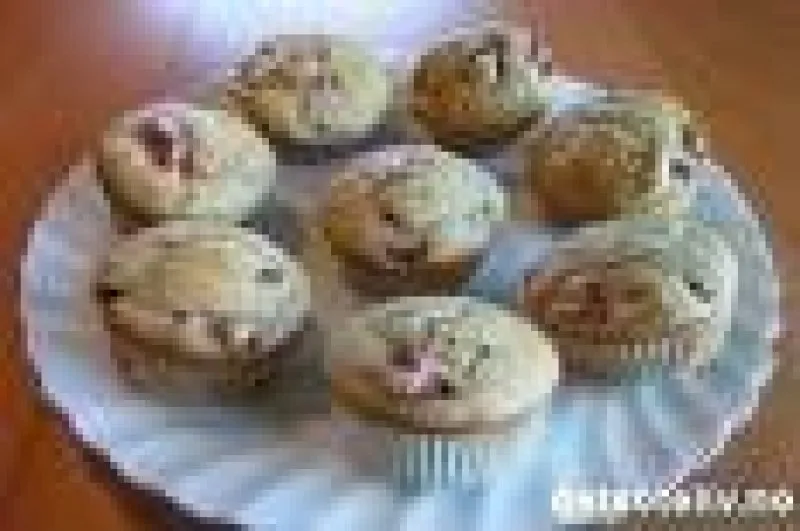 Banan muffins - stort