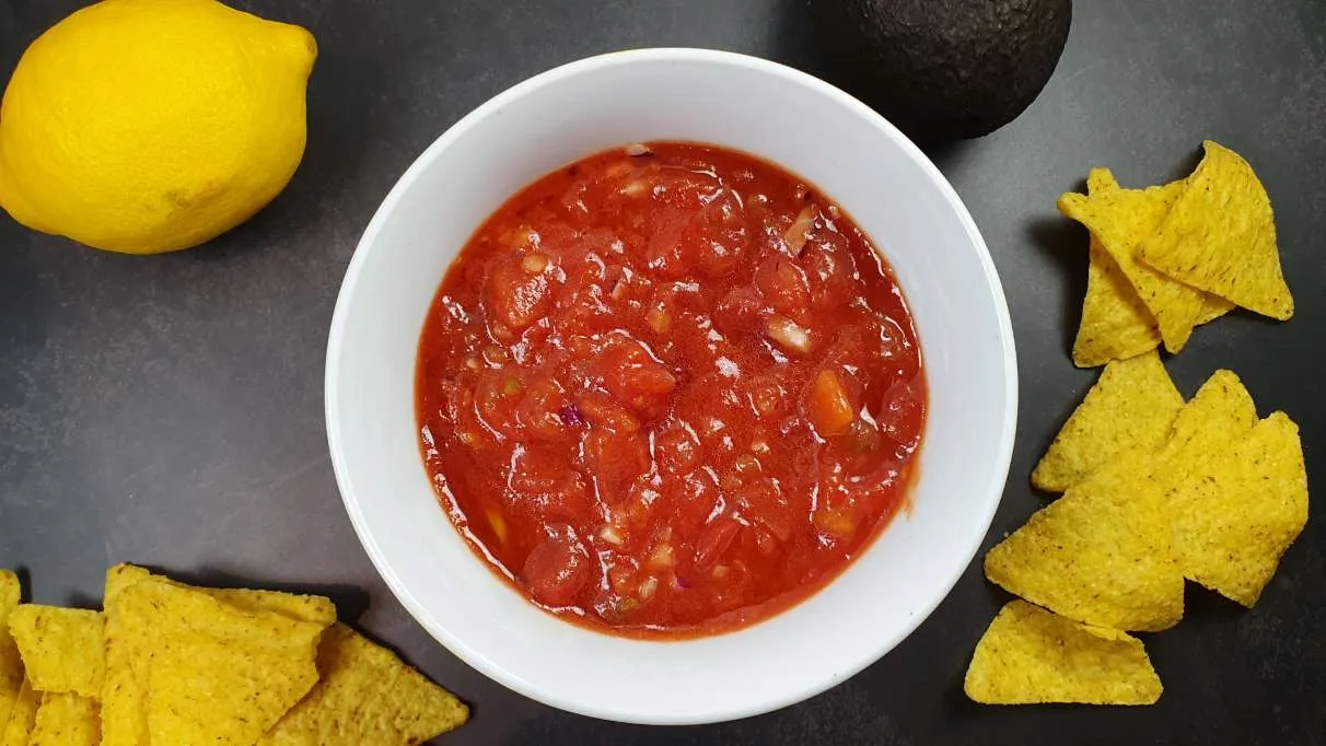 Hjemmelavet salsa / tacosauce - stort