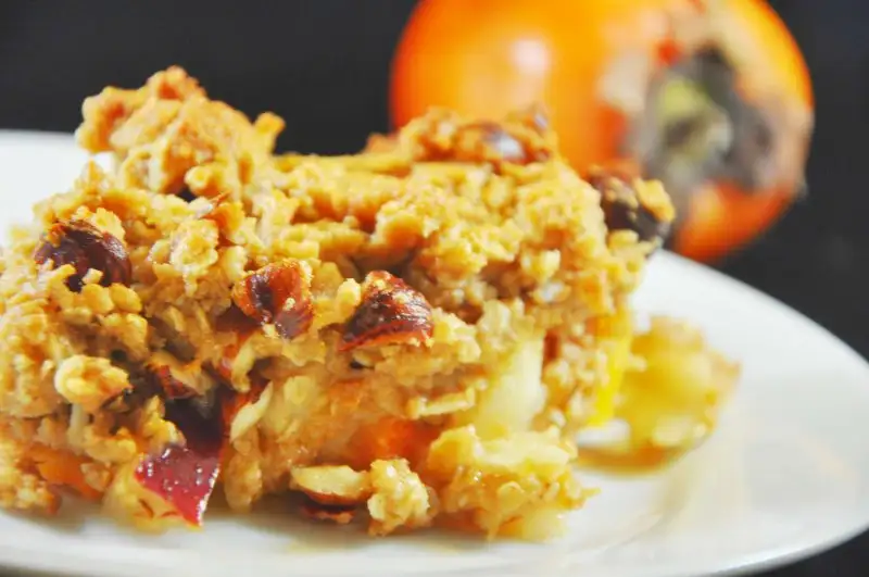 Kaki crumble