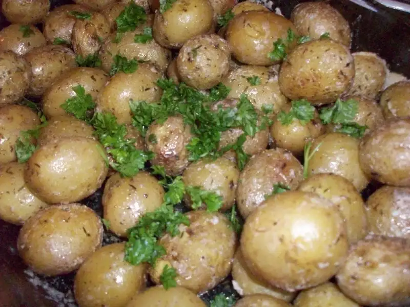Timian kartofler i ovn