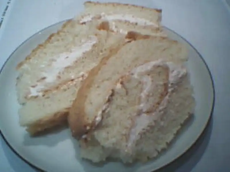 roulade med jorbærskum