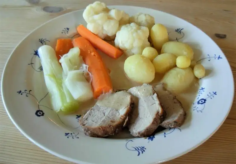 Portvinsmarineret svinemørbrad