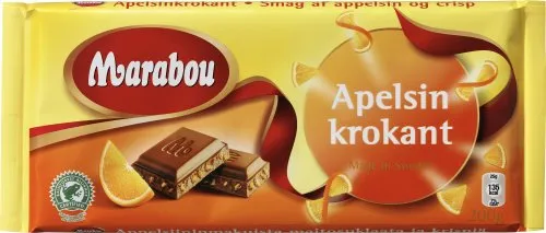 SPIS MARABOU MED EN GOD SMAG I MUNDEN
