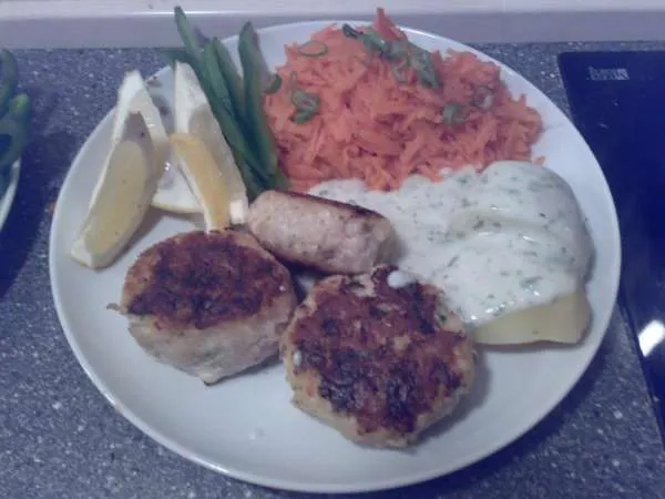 Fiskefrikadeller af torsk og kuller