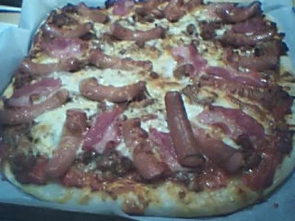 Pizza Med Oksekød