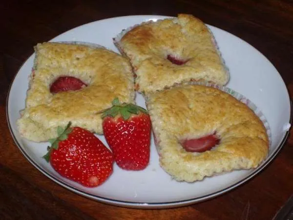 Jordbærmuffins