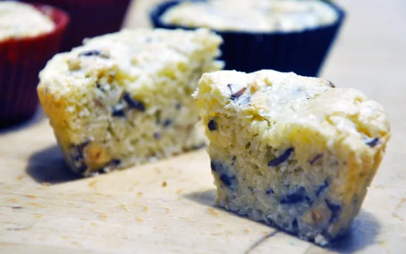 Kokos/chokolade muffins - stort