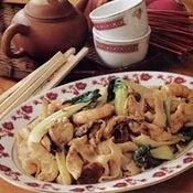 Lyn stegt kylling med bok choy - stort