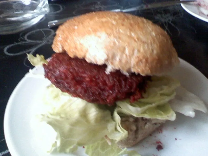 Rødbede frikadeller - stort