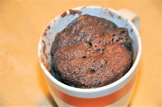 Chokoladekage på 5 min. i en kop