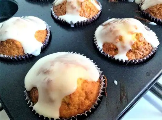 Citronmuffins med marcipan