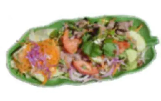 Varm thai oksekødssalat