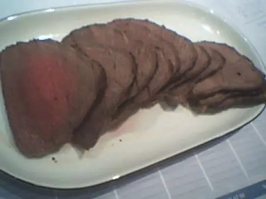 Roastbeef med hvidløg