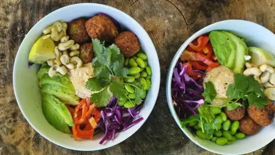 Buddha bowl vegansk