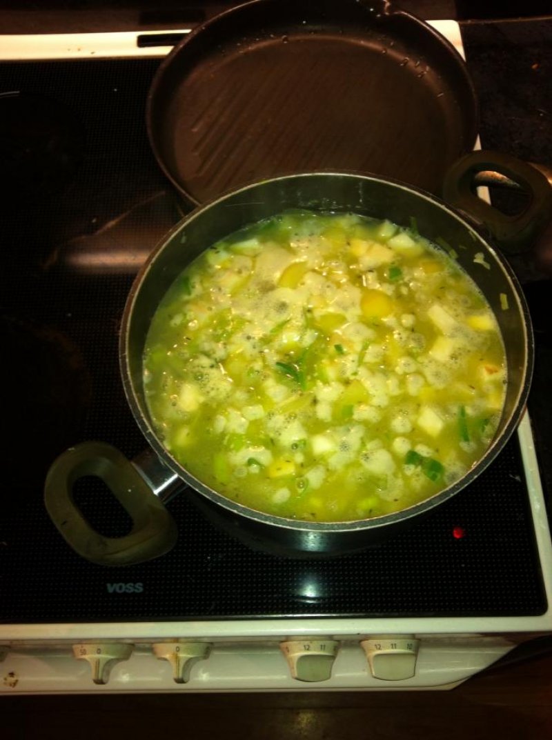 Suppe under kog