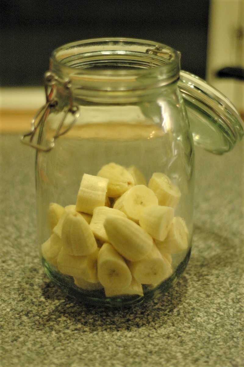 Bananlikør - stort