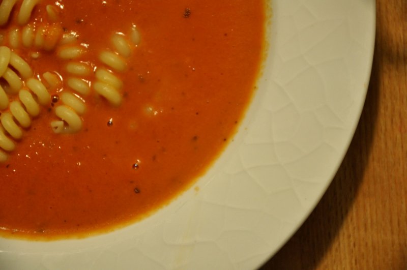 Cremet tomatsuppe - stort