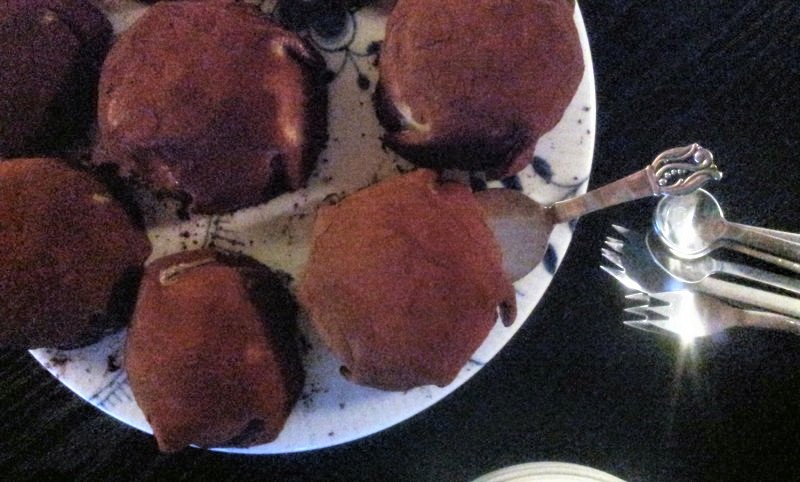 Kartoffelkager med marcipan - stort