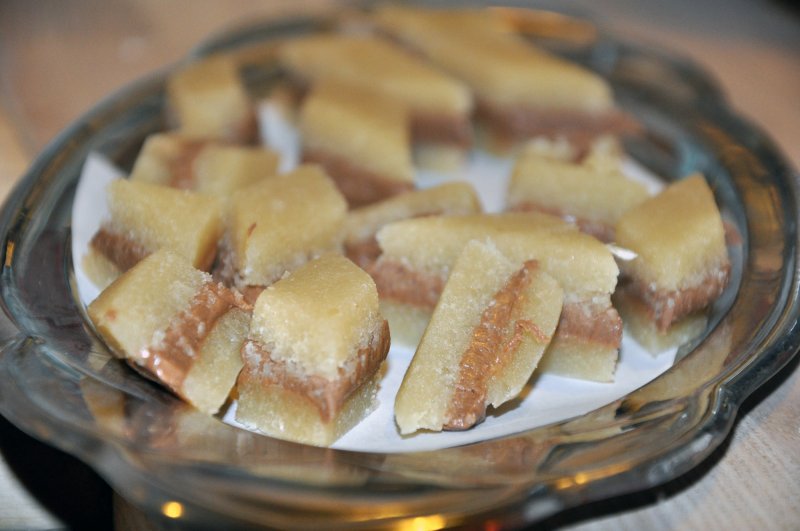 Marcipan nougat snitter - stort