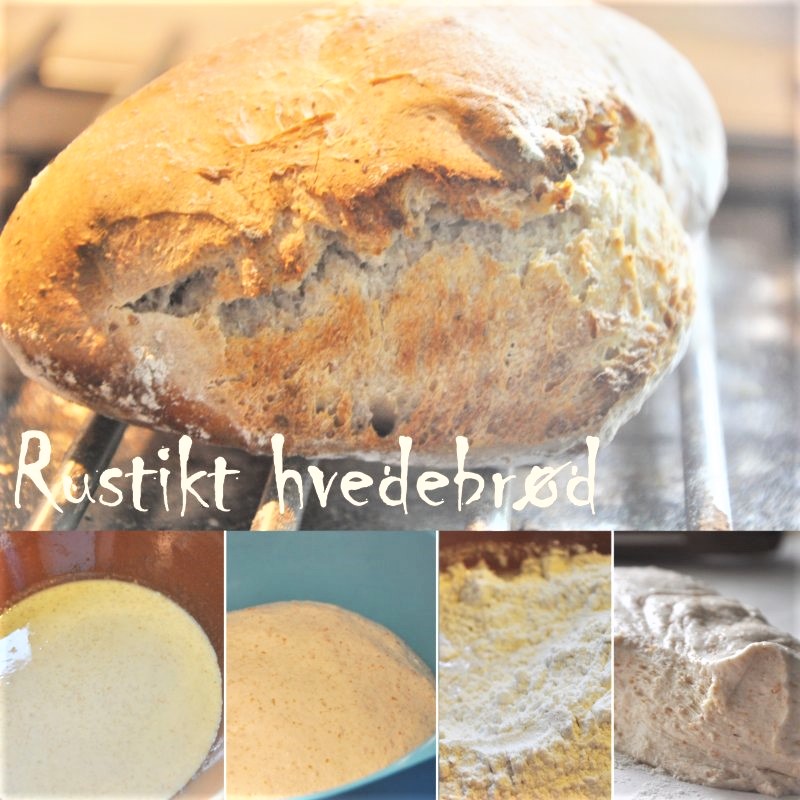 Rustikt hvedebrød - stort