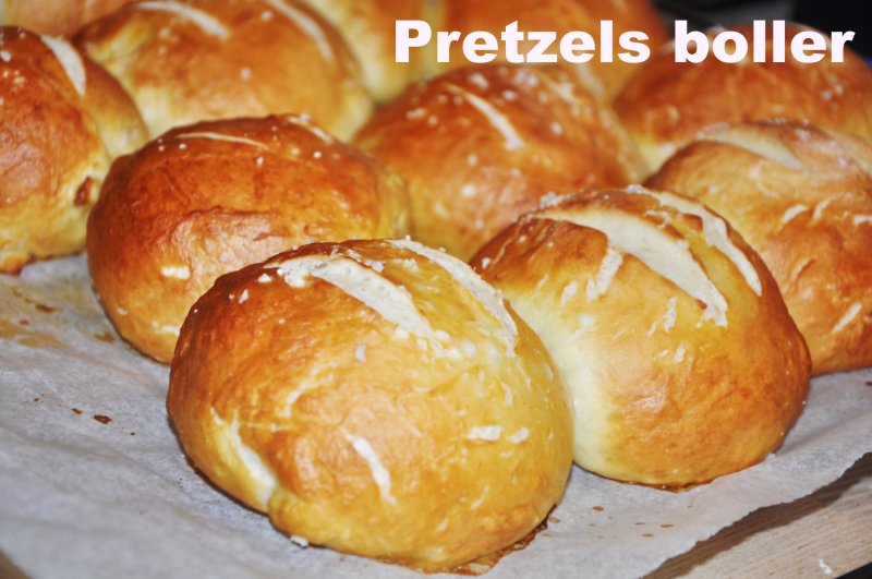 Pretzels boller - stort