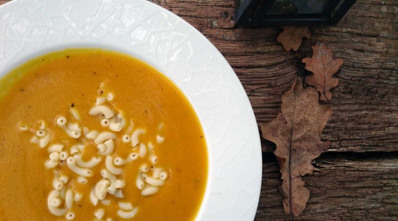 Græskarsuppe med orme - stort