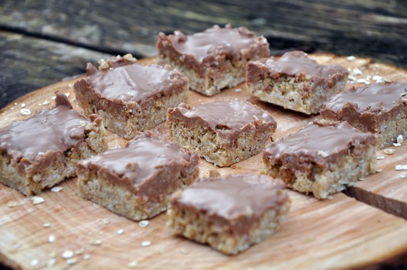 Havretern med nougat - stort