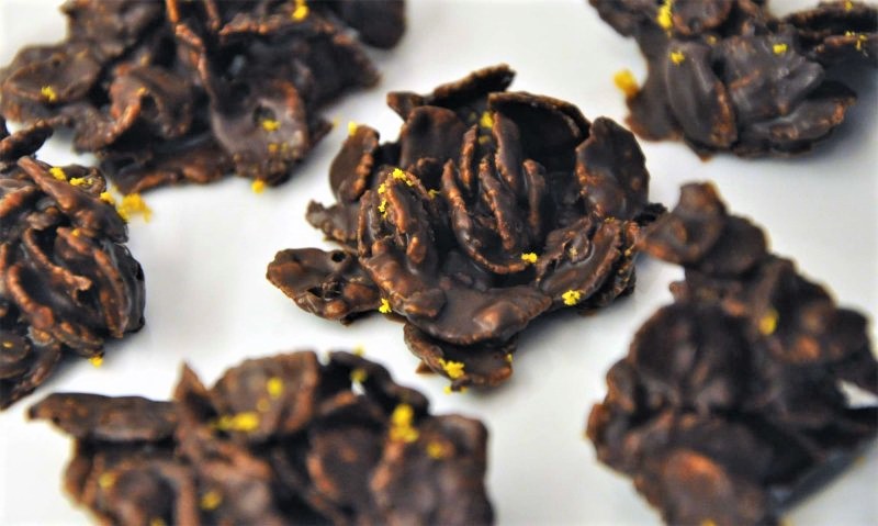 Knasende chokolade cornflakes - stort