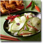 Thailandsk agurke salat - stort