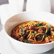 Hurtig karry suppe med nudler - stort