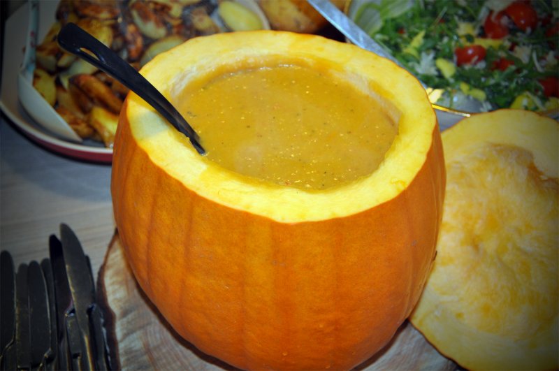 Græskarsuppe - stort