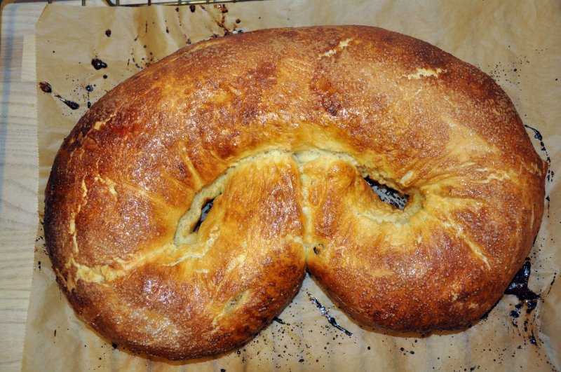 Kringle med æblefyld - stort