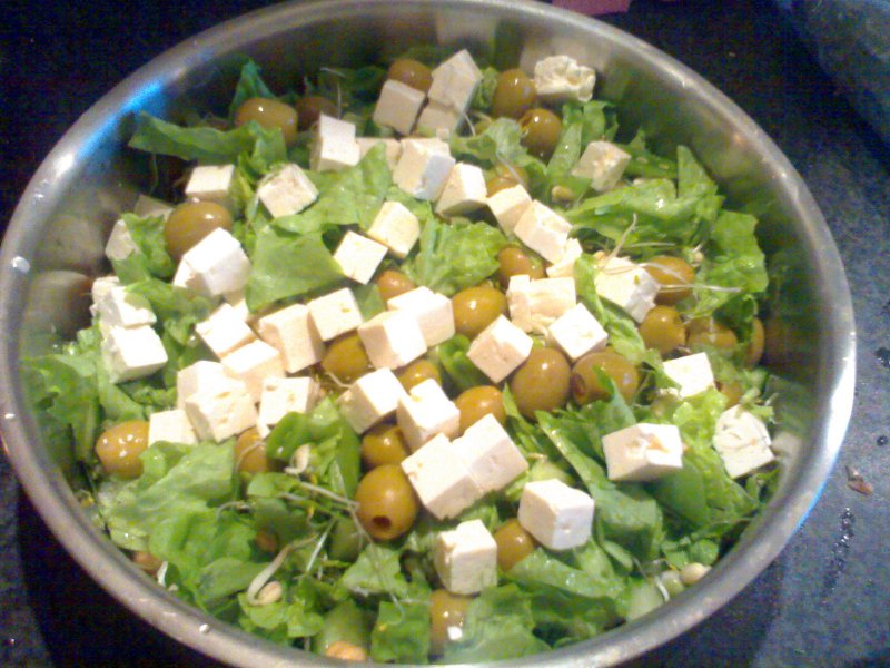 Grøn salat - stort