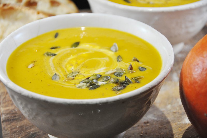 Lækker hokkaido (græskar) suppe her i den kolde tid... - stort
