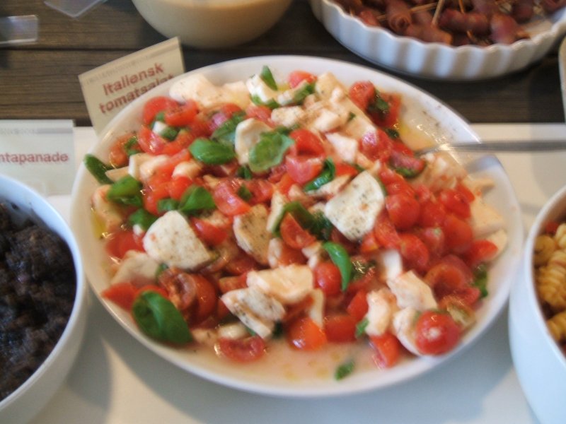 Italiensk tomatsalat - stort