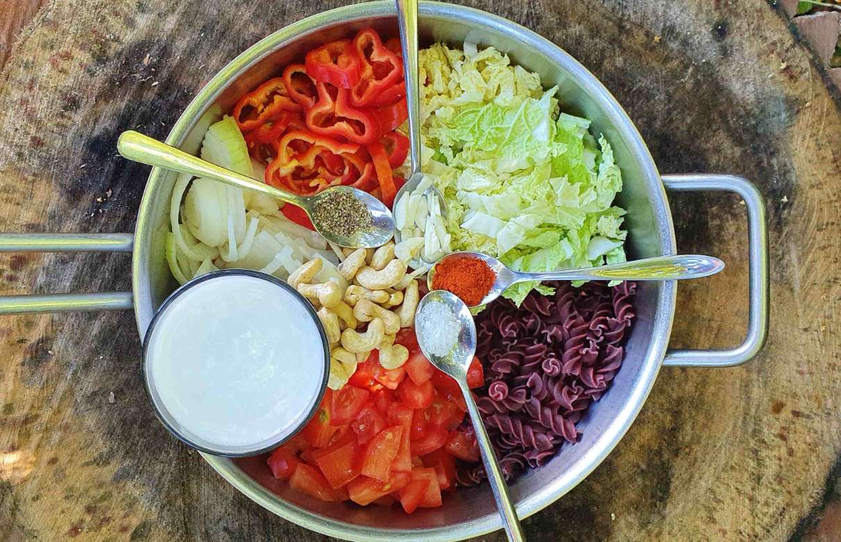 One pot pasta vegansk opskrift p one pot pasta vegansk maduniverset dk