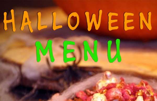 Halloween menu