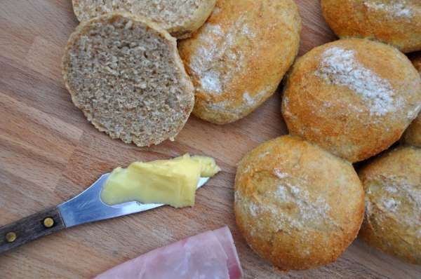 Italienske fuldkornsboller med durum