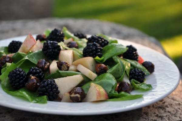 Brombær salat